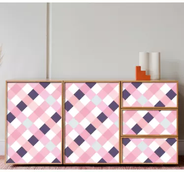 Object sticker pink patterned surface - TenStickers