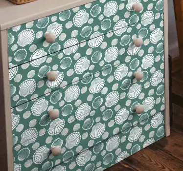 Object sticker shell print cover - TenStickers