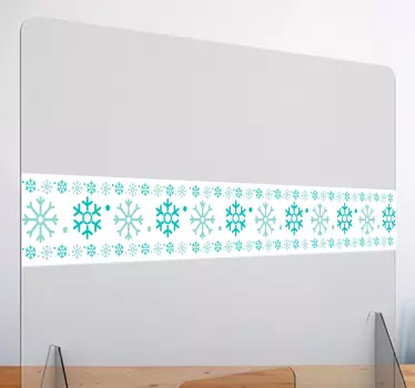 Object sticker snowflake decorative design - TenStickers