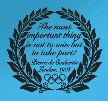 Olympic Laurel Crown Wall Sticker - TenStickers