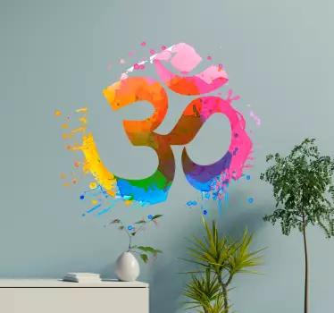 Om yoga wall decor - TenStickers
