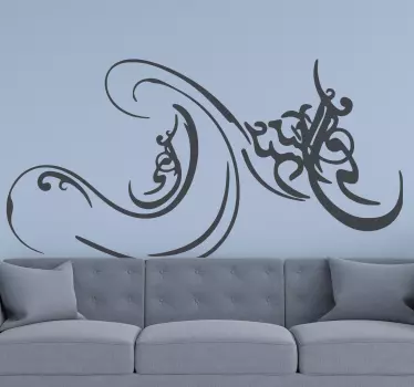 Oriental Calligraphy  Arabic decal - TenStickers