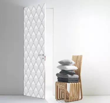 padded door glass sticker - TenStickers