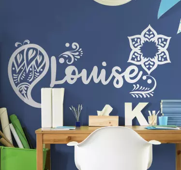 Paisley Pattern decoration wall decal - TenStickers