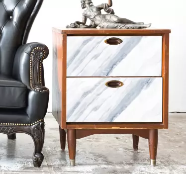 Pattern texture marble furniture decal - TenStickers