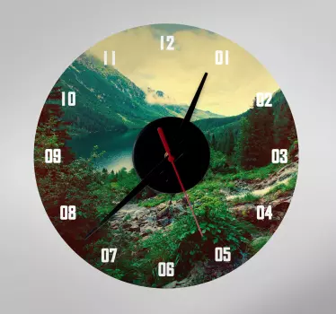 Personalised Photo Wall Clock Sticker - TenStickers