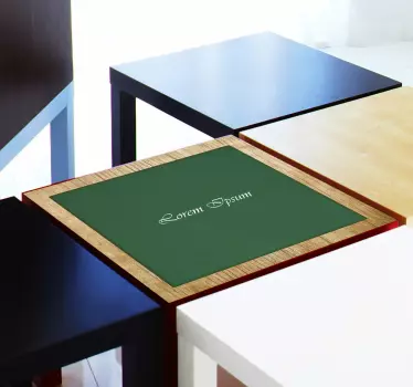 Personalised Poker Table Sticker - TenStickers