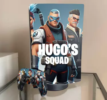Personalizada equipa video game sticker - TenStickers