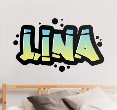 Personalized name generation quote sticker - TenStickers