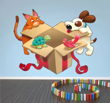 Pet Gift Wall Sticker - TenStickers