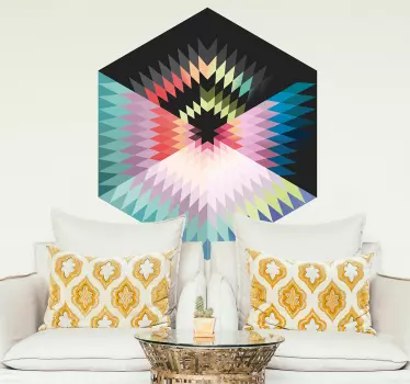 Prism colors Abstract Sticker - TenStickers
