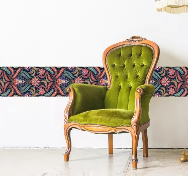 Retro ornament Home Wall Sticker - TenStickers