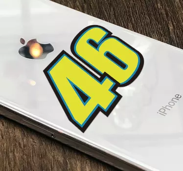 Rossi number (iPhone) iPhone decal - TenStickers