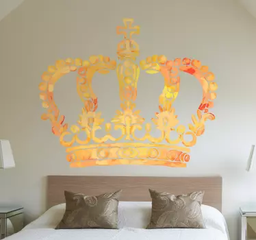 Royal Crown Room Sticker - TenStickers