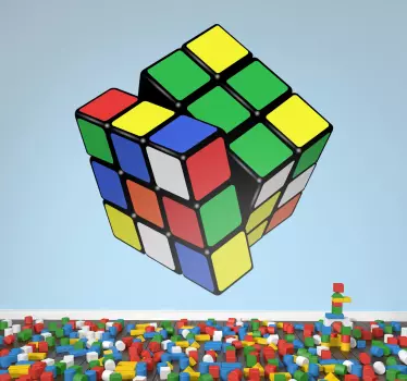 Rubik Cube Sticker - TenStickers