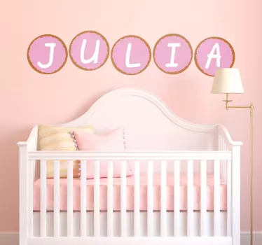 Rusk with mice girl window decal - TenStickers