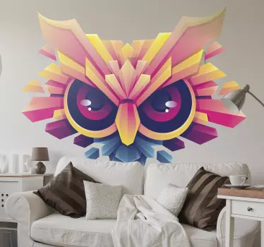 Salon buho multi color bird decal - TenStickers