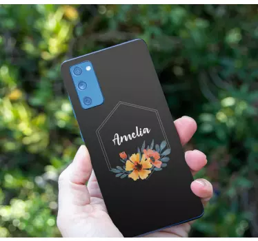 Samsung stickers floral customization - TenStickers