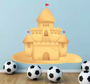 Sand Castle Kids Decal - TenStickers