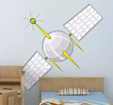 Satellite Kids Sticker - TenStickers