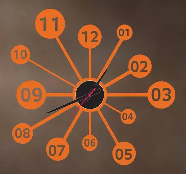 Science Wall Clock Sticker - TenStickers