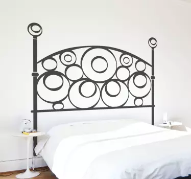 Semicircle Vinyl Headboard Sticker - TenStickers