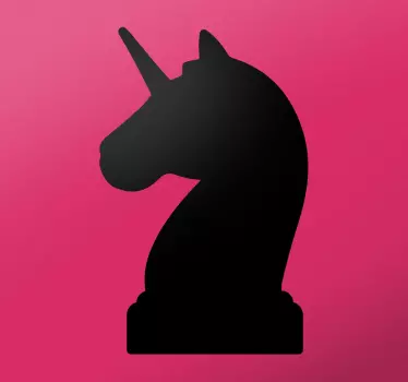 Silhouette Unicorn Wall Sticker - TenStickers