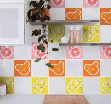 Sliced Fruit  tile transfer - TenStickers