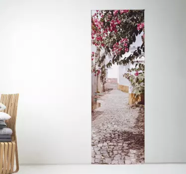 Small street glass door sticker - TenStickers