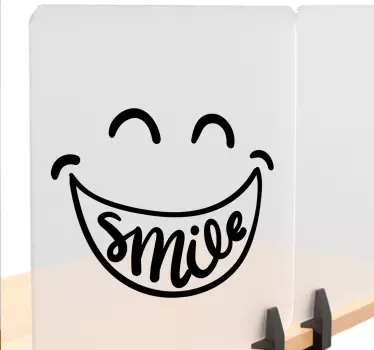 Smile window decal - TenStickers