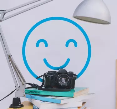 smiley emoji wall decal - TenStickers