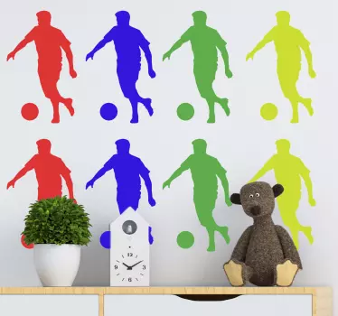 Soccer player pack football sticker - TenStickers