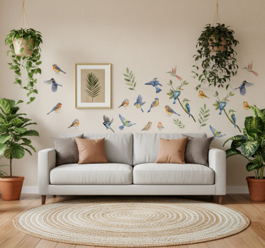 Songbird set wall sticker - TenStickers