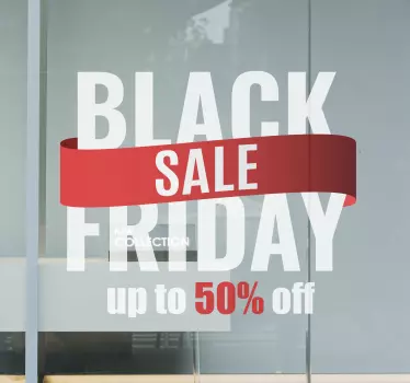 Special Sale Announcement Black Friday sticker - TenStickers