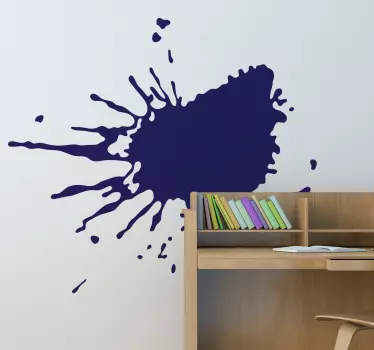 Splash of Paint Decorative Decal - TenStickers