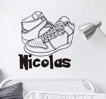 Sports illustration wall art - TenStickers