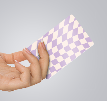 squares pastel colors credit card sticker - TenStickers