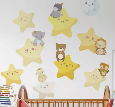Stars baby wall sticker - TenStickers