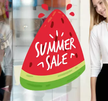 summer fruit sales sale wall decal - TenStickers