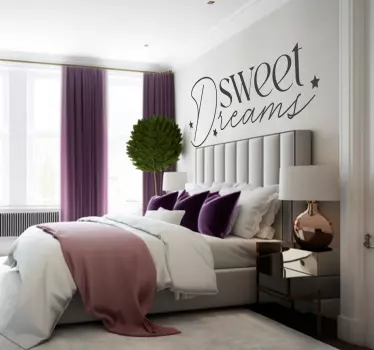 Sweet Dreams quote wall decal - TenStickers