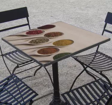 Table  furniture decal - TenStickers