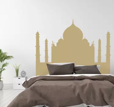 Tajmahal headboard wall decal - TenStickers