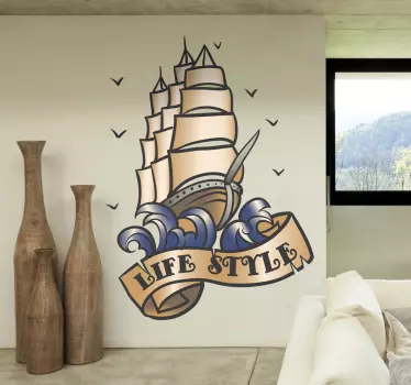 Tattoo Life Style Decal - TenStickers