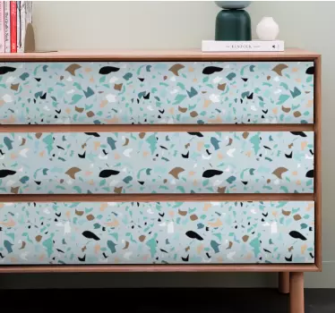 Terrazzo style design decals for furniture - TenStickers