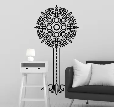 Tree of life symbols Abstract decal - TenStickers