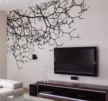 Under the tree silhouette wall decal - TenStickers