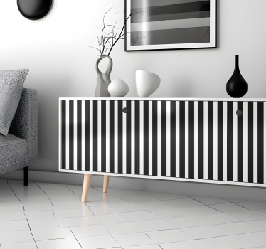 Vertical lines furniture decal - TenStickers