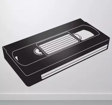 VHS Tape Wall Sticker - TenStickers