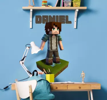 Video game character video gaming wall sticker - TenStickers