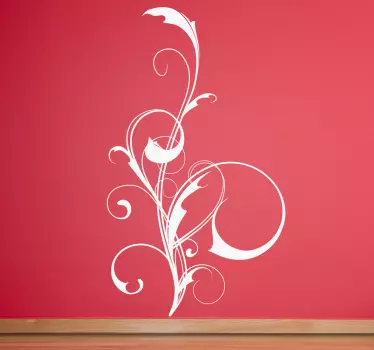 Vine Abstract Sticker - TenStickers